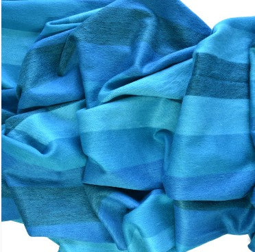 Ocean Breeze Alpaca Wool Blanket